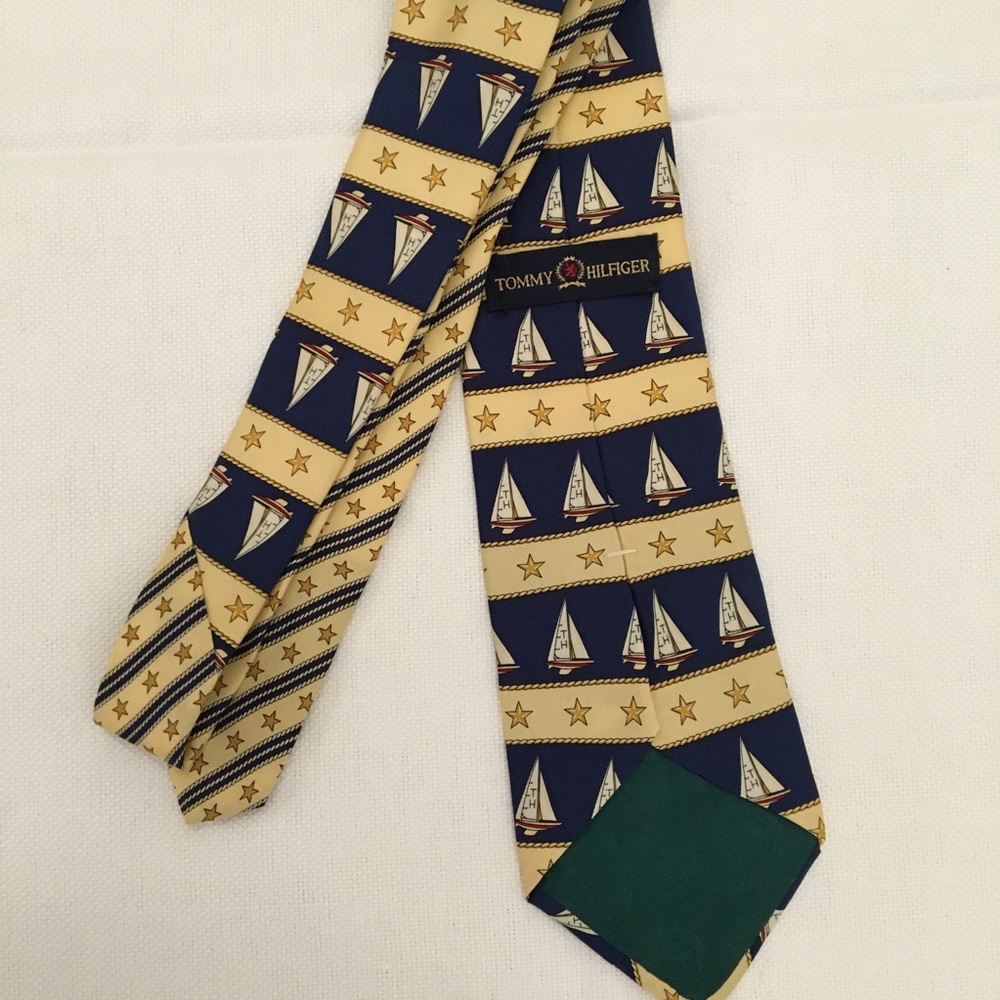 Tommy Hilfiger Sailboat Silk Tie